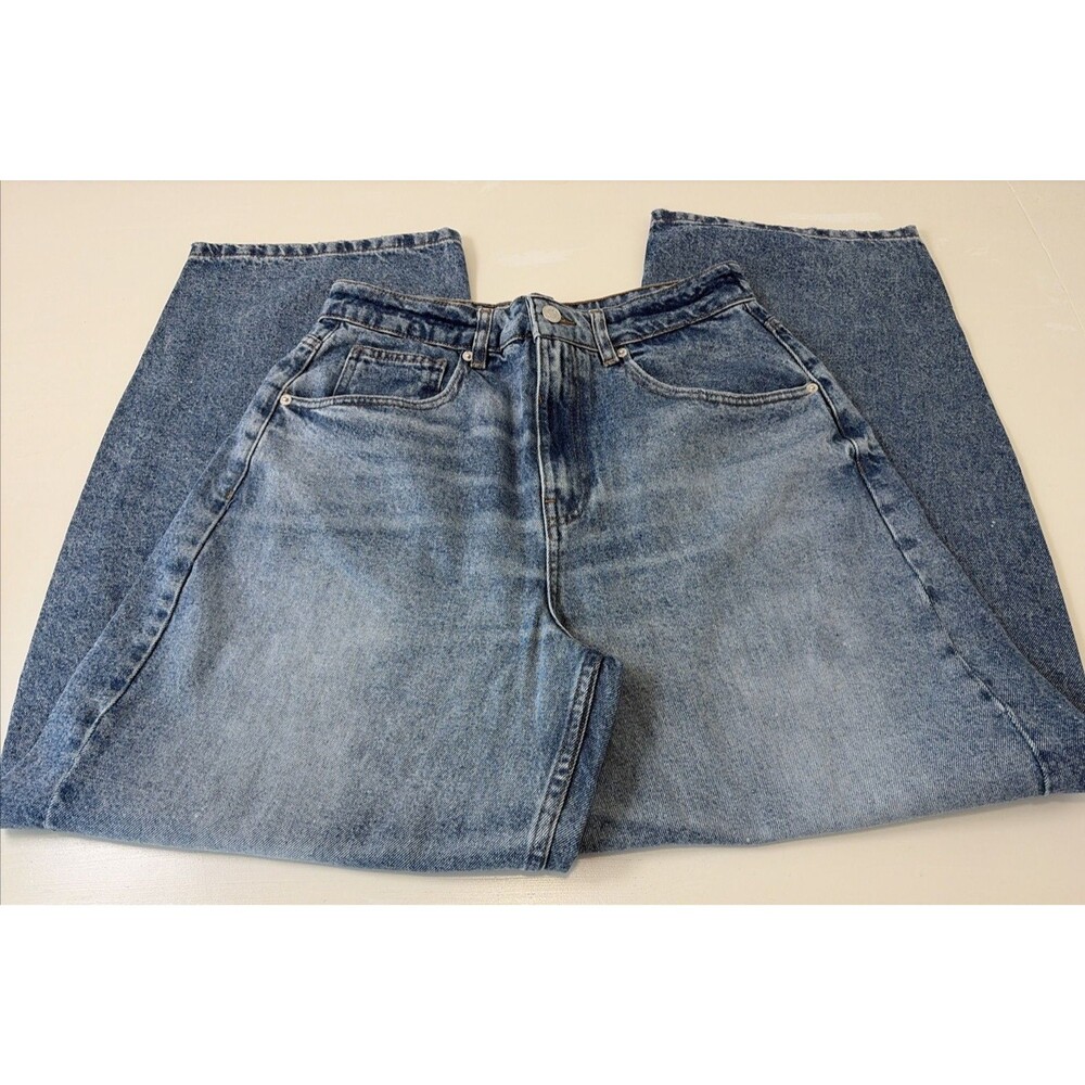ASOS Design Blue Wash Barrel Denim Jeans Size 30